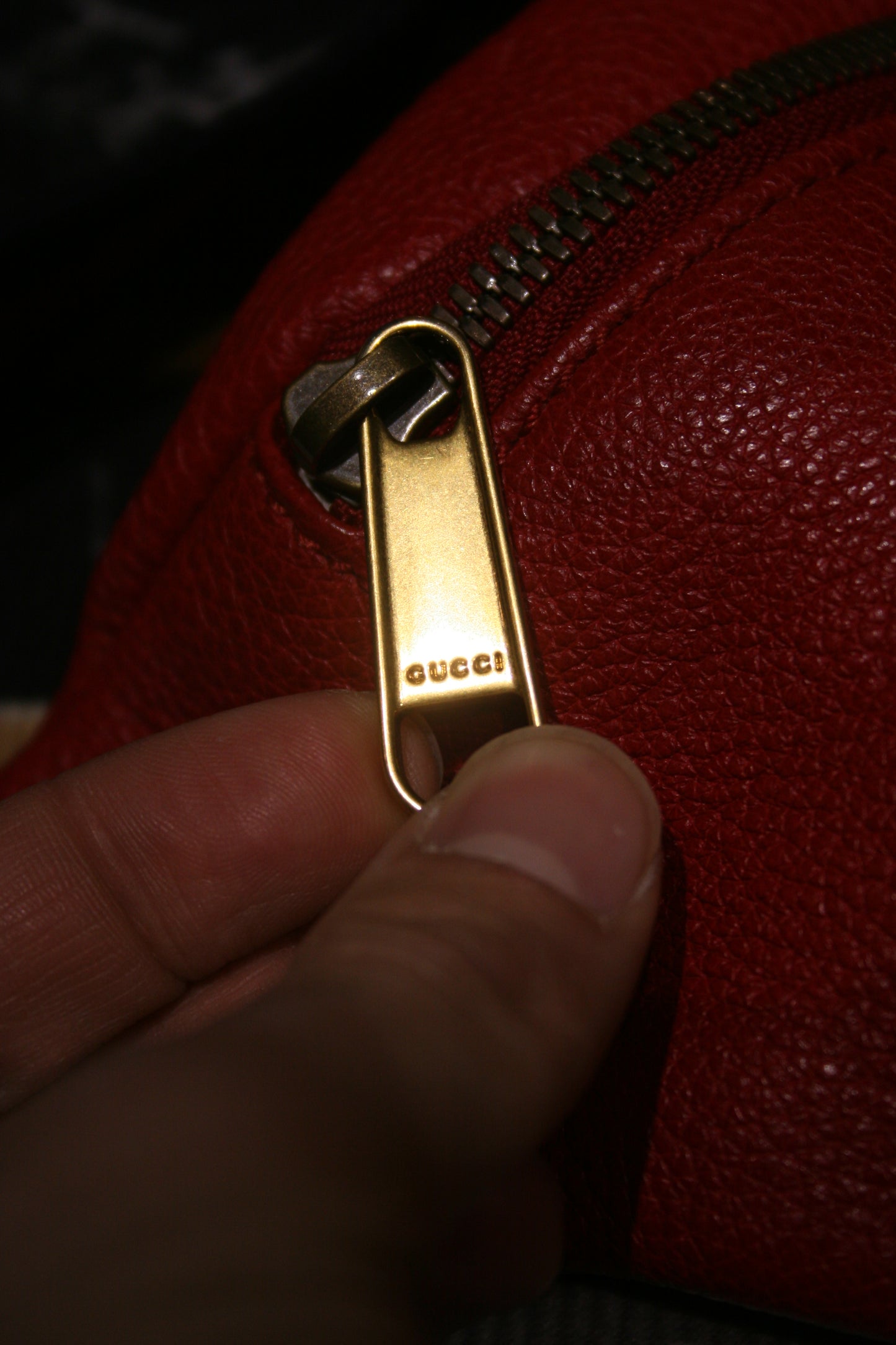 GUCCI red belt bag