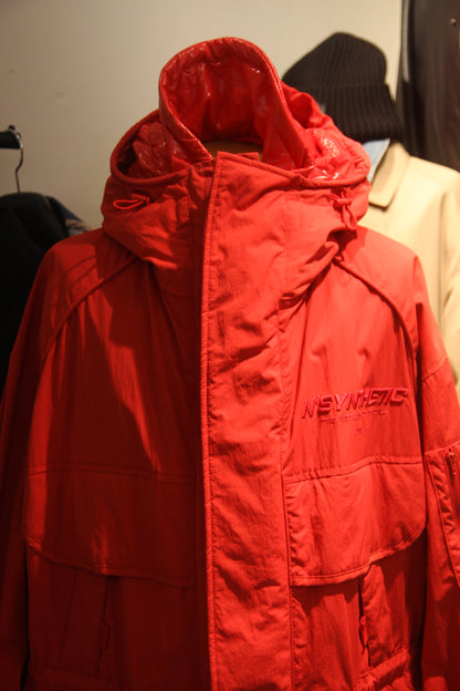 JUUN.J RED SAFARI SHORT COAT
