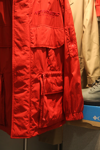 JUUN.J RED SAFARI SHORT COAT