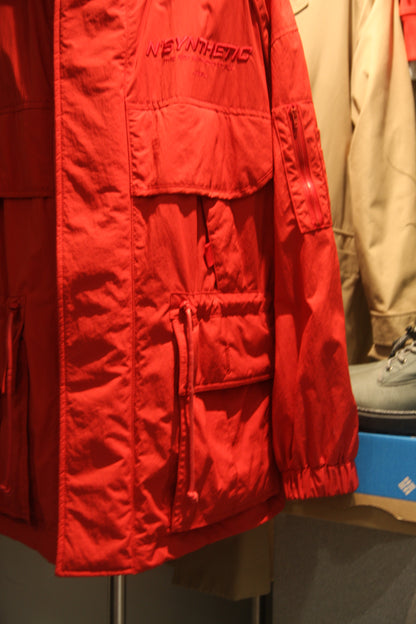 JUUN.J RED SAFARI SHORT COAT