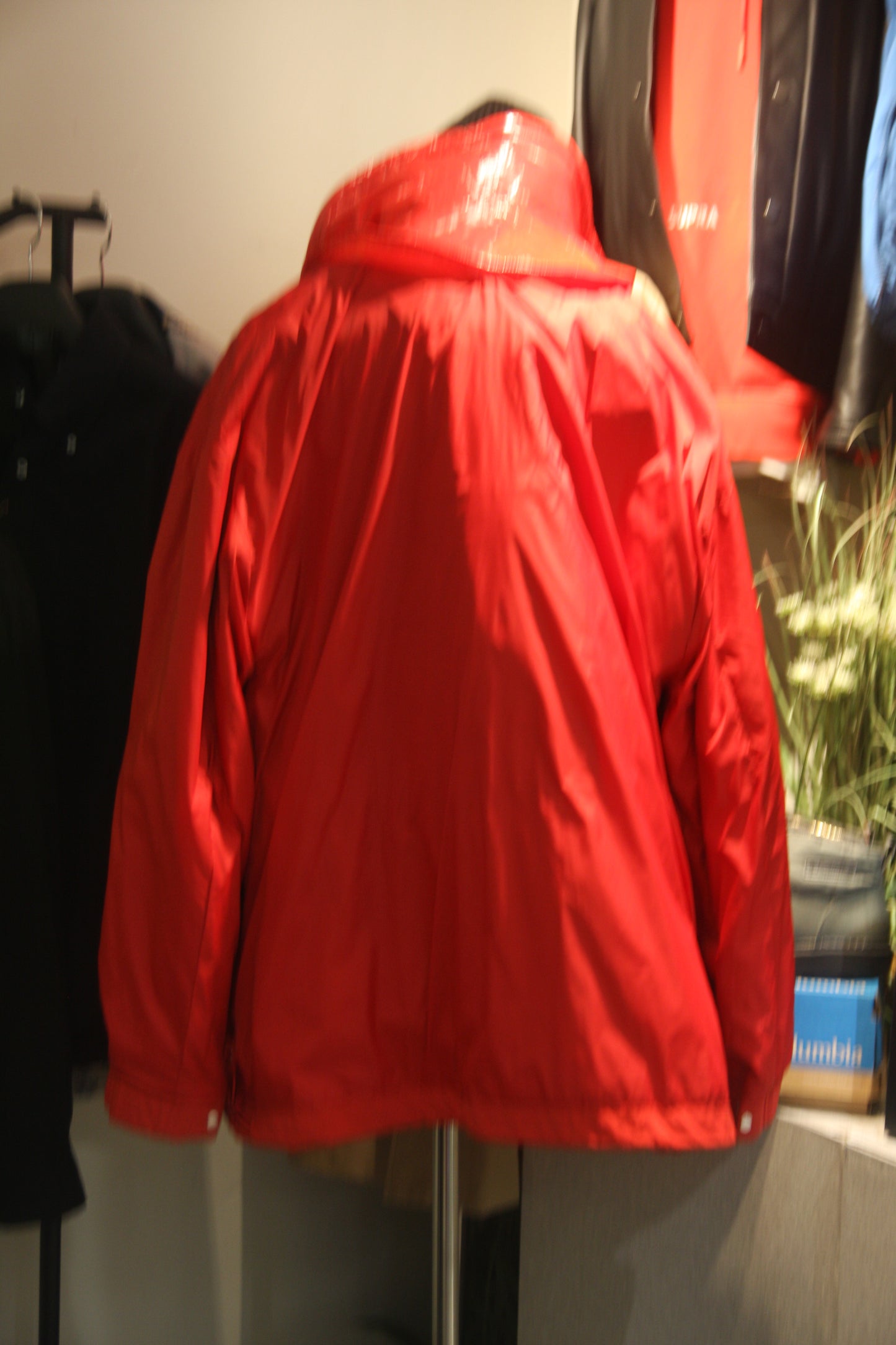 JUUN.J RED SAFARI SHORT COAT